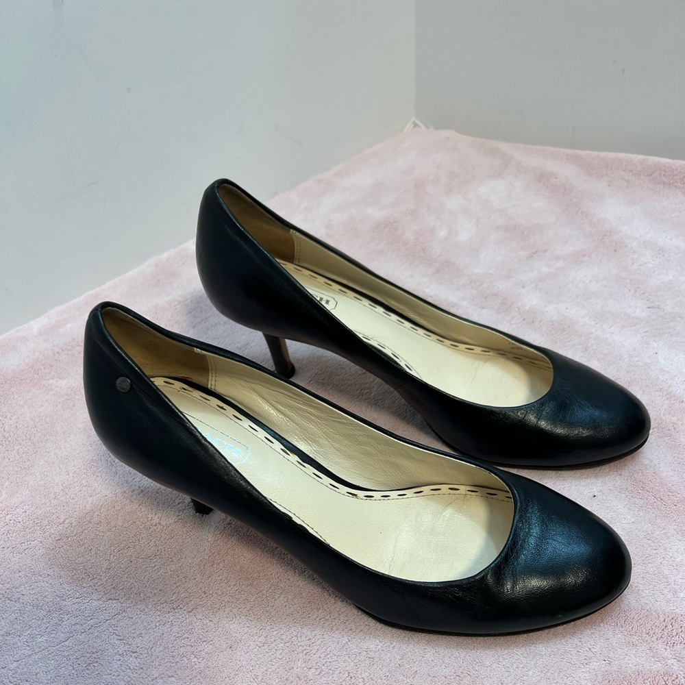 Coach Missy Leather Heels Pumps Sz 6.5 Heel 3 Inch
